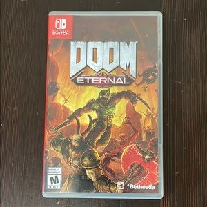 Custom Made Box Art (Game Not Included) forDoom Eternal for Nintendo Switch
